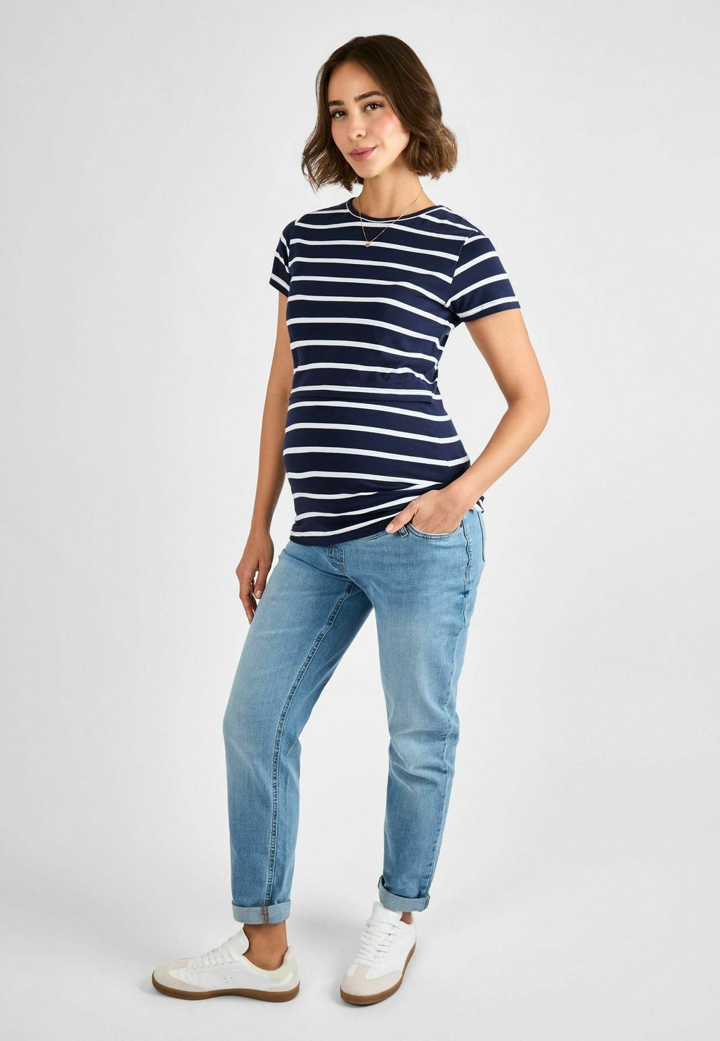 

Футболка с принтом NURSING JoJo Maman Bébé, синий