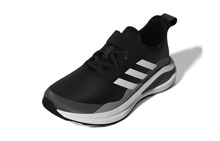 Fortarun Kids Кроссовки детские низкие черные/белые Adidas — фото 2