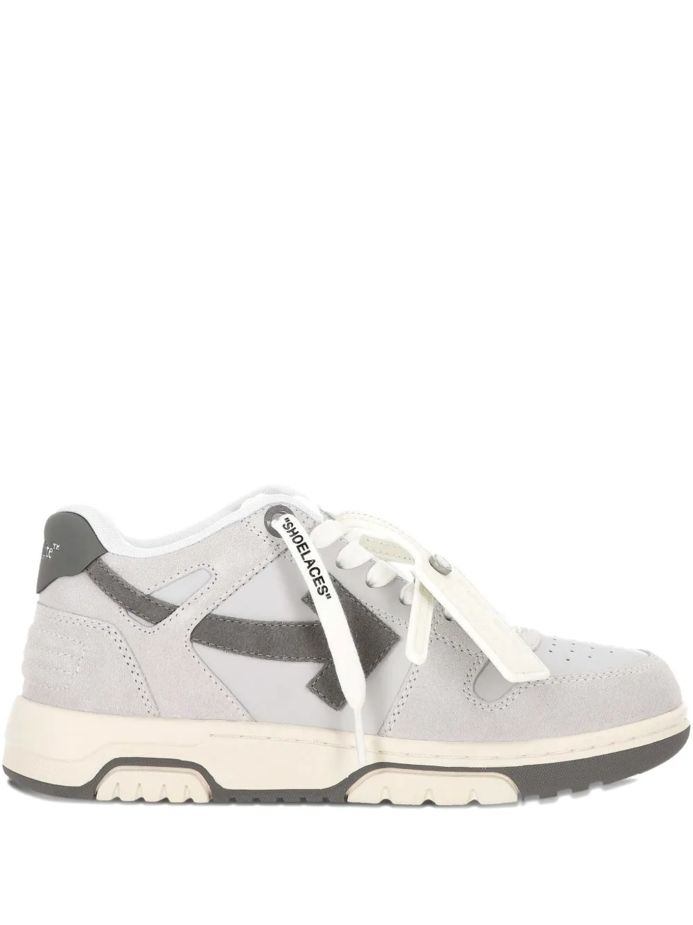 Кроссовки на шнуровке Off-White, серый