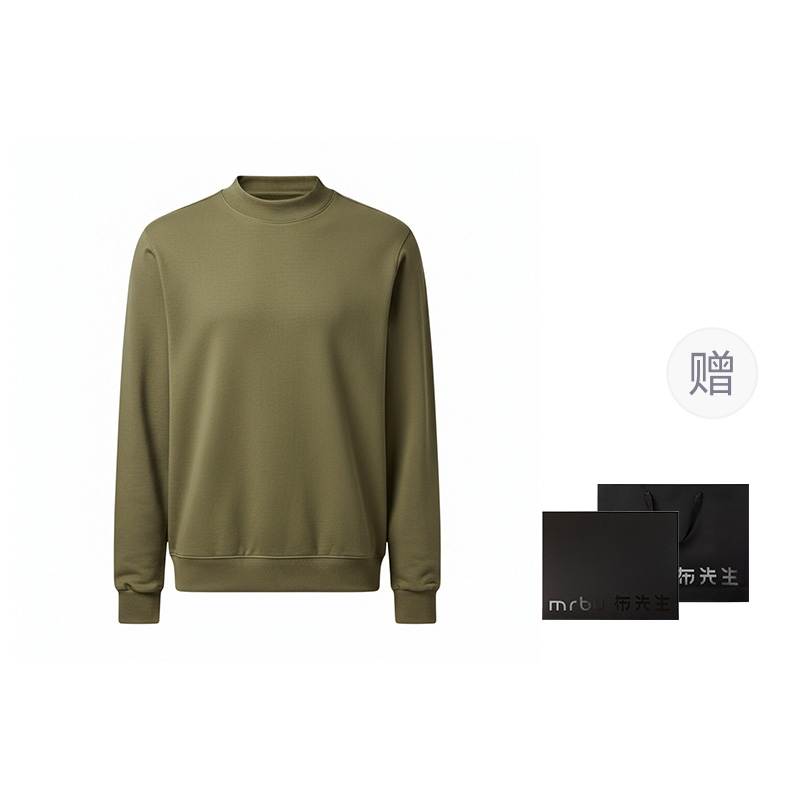 

Футболка мужская, полуводолазка, утолщенная, прямой крой Mr.Bu, [box]wheat straw зеленый-small turtleneck