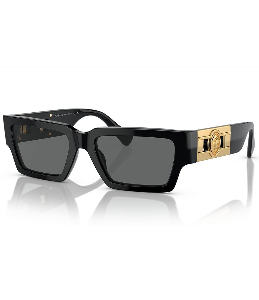 

Versace Мужские прямоугольные солнцезащитные очки VE4459F54-X 54 мм, черный