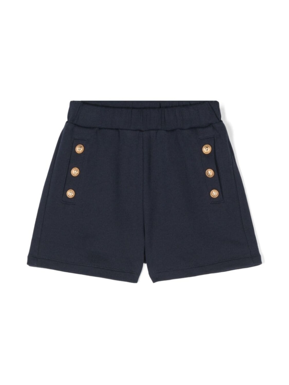 

Balmain Kids шорты с тиснеными пуговицами, синий