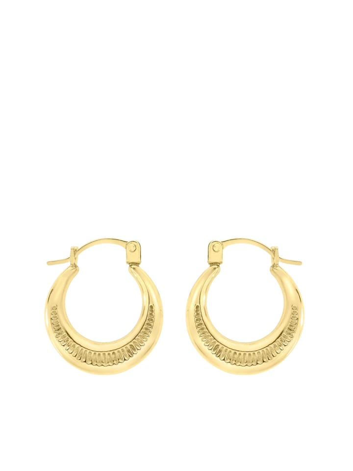 

Круглые серьги из золота 375 пробы Lucardi