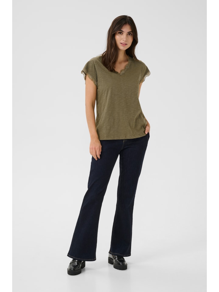 

Футболка CUbiana, стандартный крой, цвет: жженая олива CULTURE