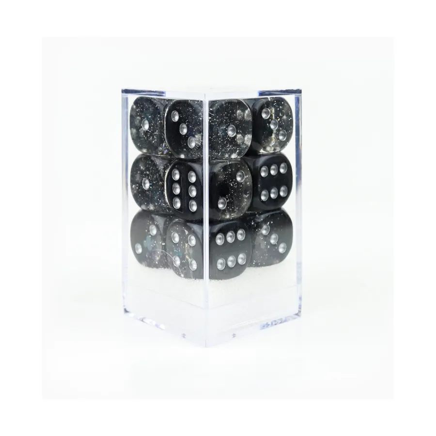 

16мм булавы d6 с серебром (12), RPG Dice Sets