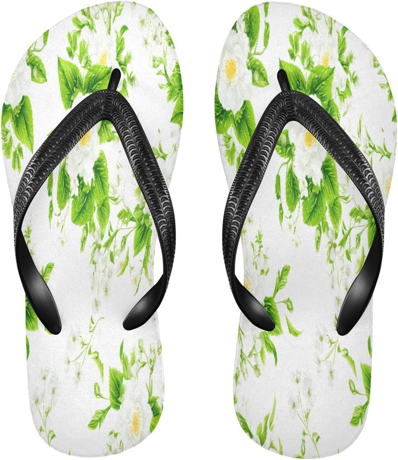 

Вьетнамки с цветочным ароматом жасмина, белые пляжные шлепанцы, резиновые нескользящие летние тапочки для женщин и мужчин Sinestour