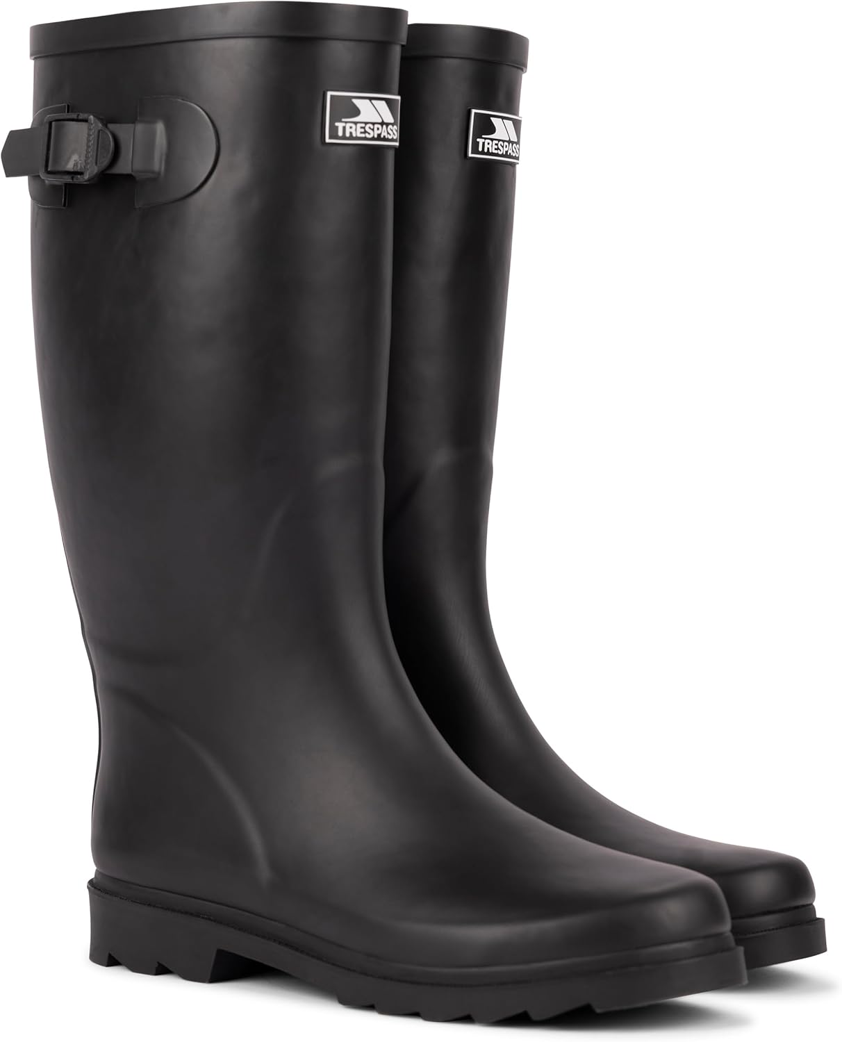 

Мужские непромокаемые резиновые сапоги Recon X для рыбалки и прогулок Trespass, черный/черный