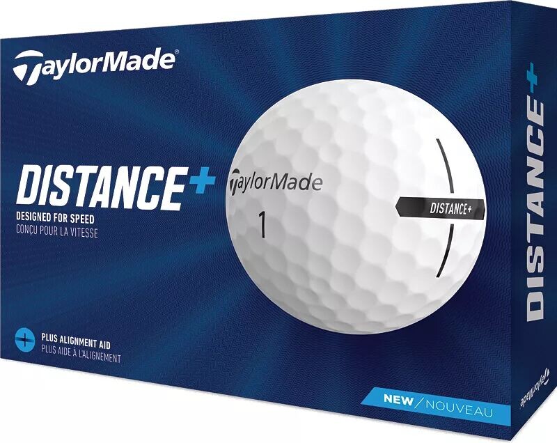 

TaylorMade Distance+ Мячи для гольфа, белый, Синий, TaylorMade Distance+ Мячи для гольфа, белый