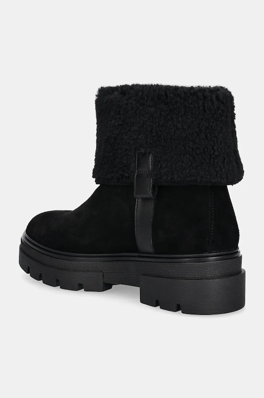 Замшевые ботинки Faux Fur Suede Roll-Down Boot Tommy Hilfiger, черный — фото 3