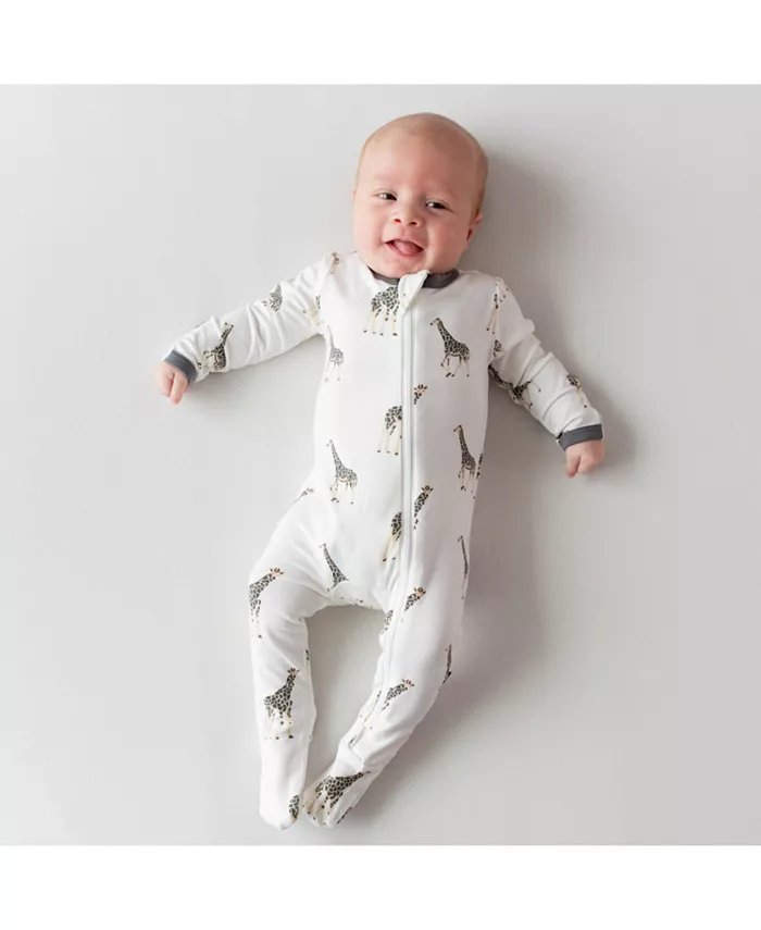 

Комбинезон для мальчиков с молнией Baby Boys Zippered Footie Kyte BABY, серый