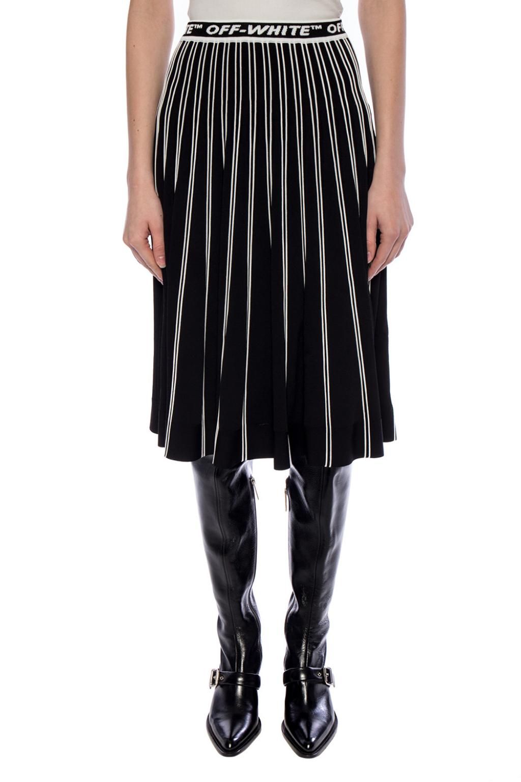 

Черная вискозная женская юбка Off-White