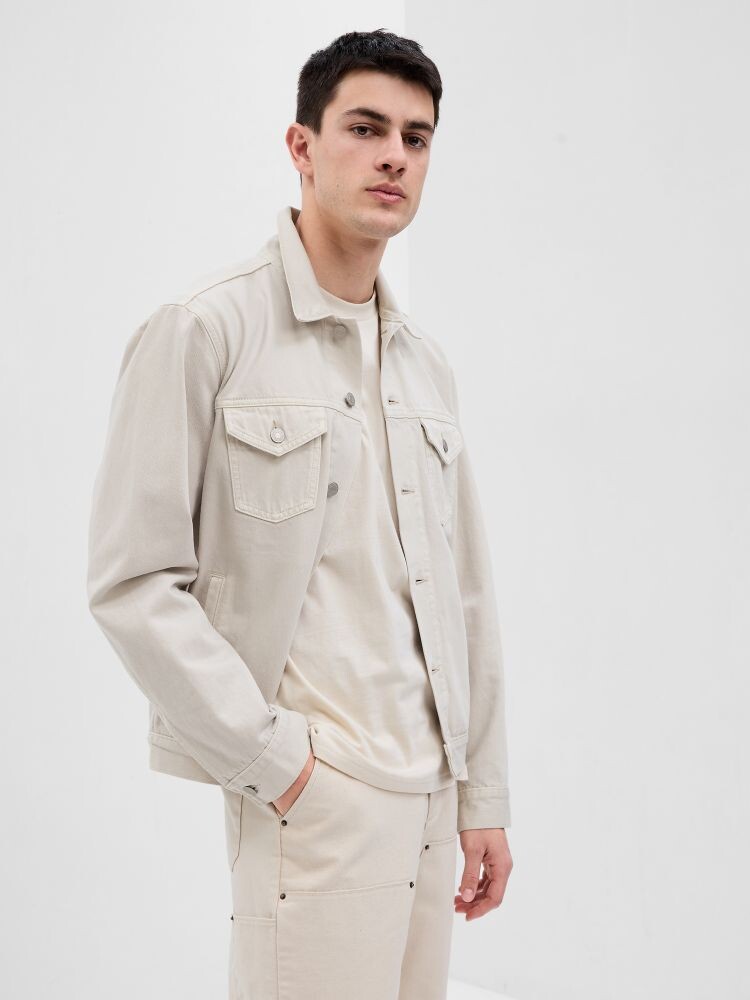 

Джинсовая куртка Gap, бежевый
