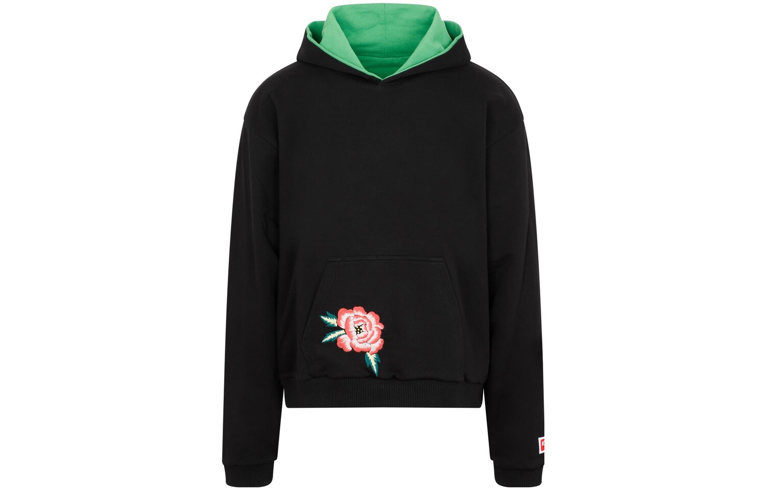 

Толстовка мужская Kenzo Embroidered-motif, черный / зеленый