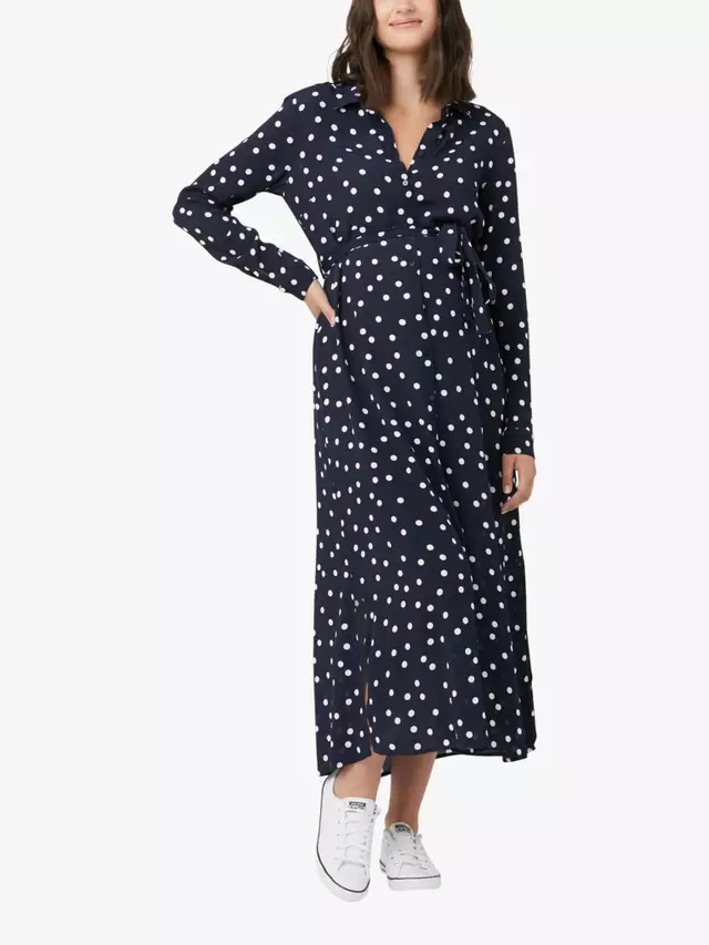 

Платье Ripe Spot Shirt Maternity, цвет navy/white