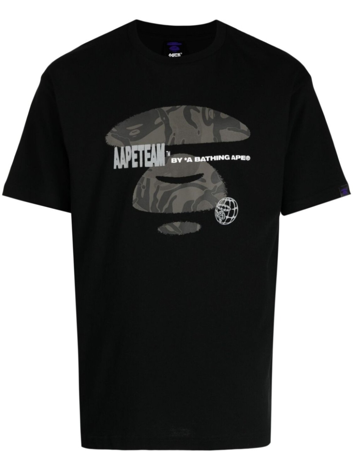 

AAPE BY *A BATHING APE футболка с графичным принтом, черный