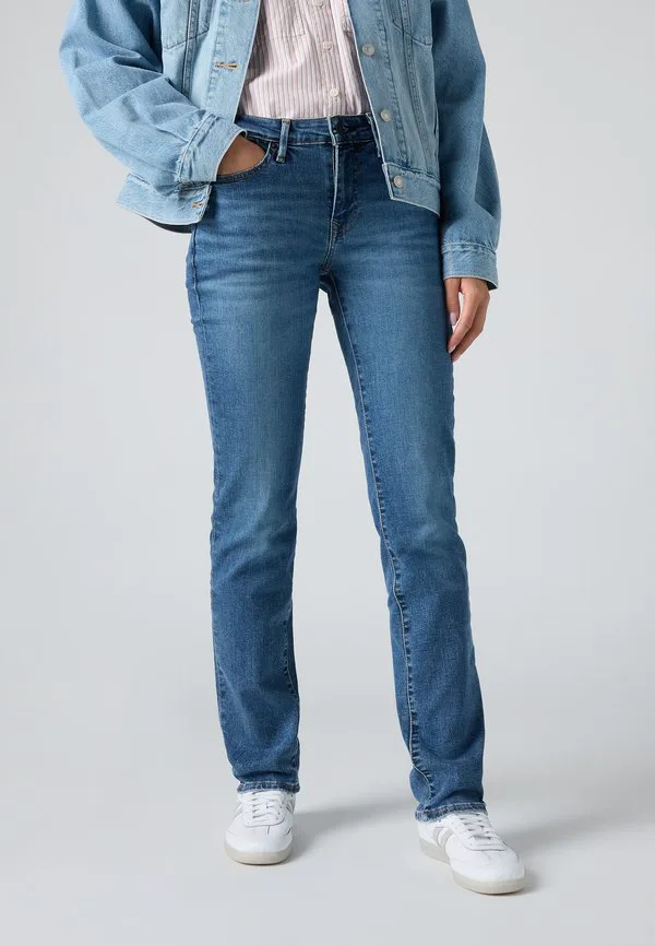 712 узкие джинсы с прорезными карманами, зауженного кроя Levi'S, Blue Wave Mid