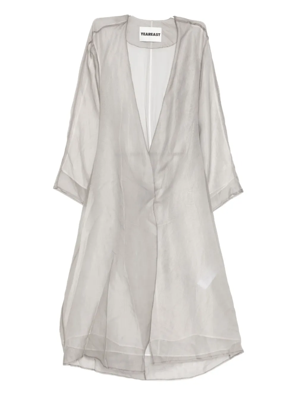 

Многослойное шелковое пальто YEAREAST, серый