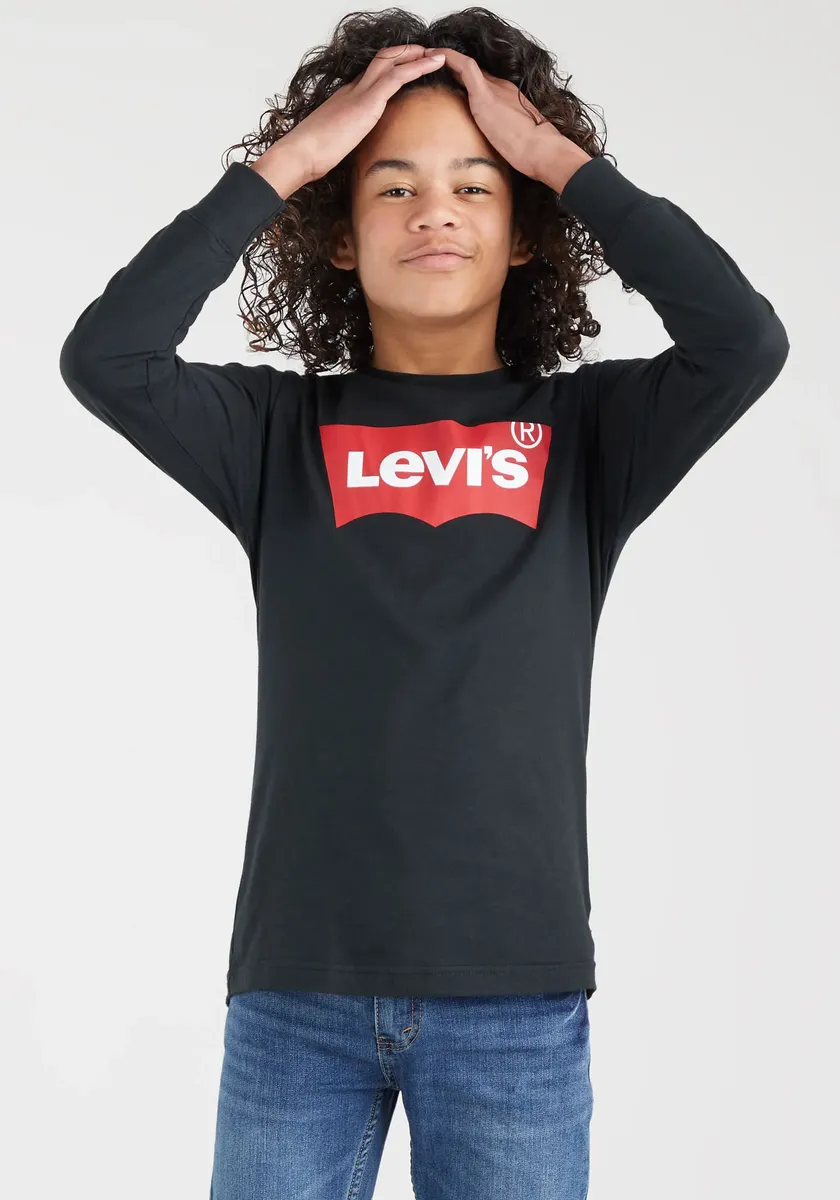 

Детская рубашка с длинными рукавами Levi's "L/S BATWING TEE", для МАЛЬЧИКОВ Levi'S Kids, черный
