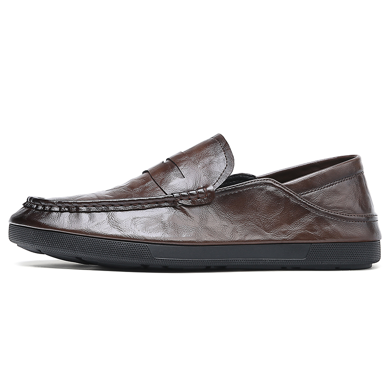 

A fairy tale of a pair of shoes Коричневые мужские повседневные туфли, цвет Brown
