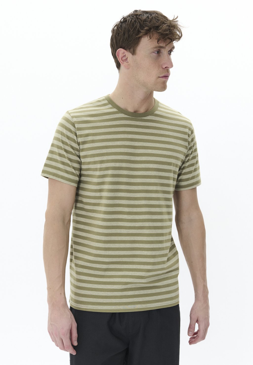 

Футболка с принтом JERAMY STRIPE Matinique, хаки
