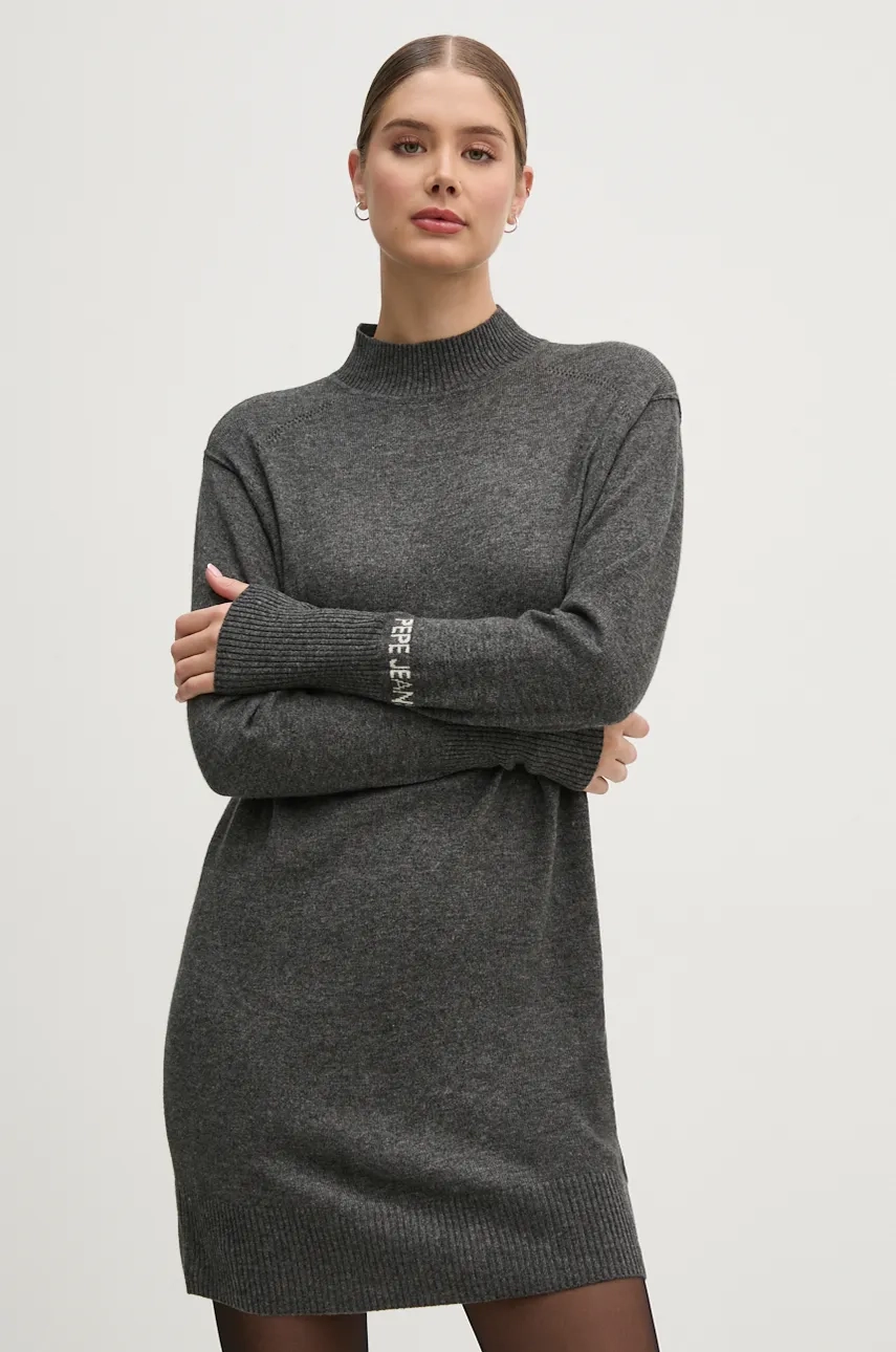 

Платье с добавлением шерсти HAZEL DRESS Pepe Jeans, серый