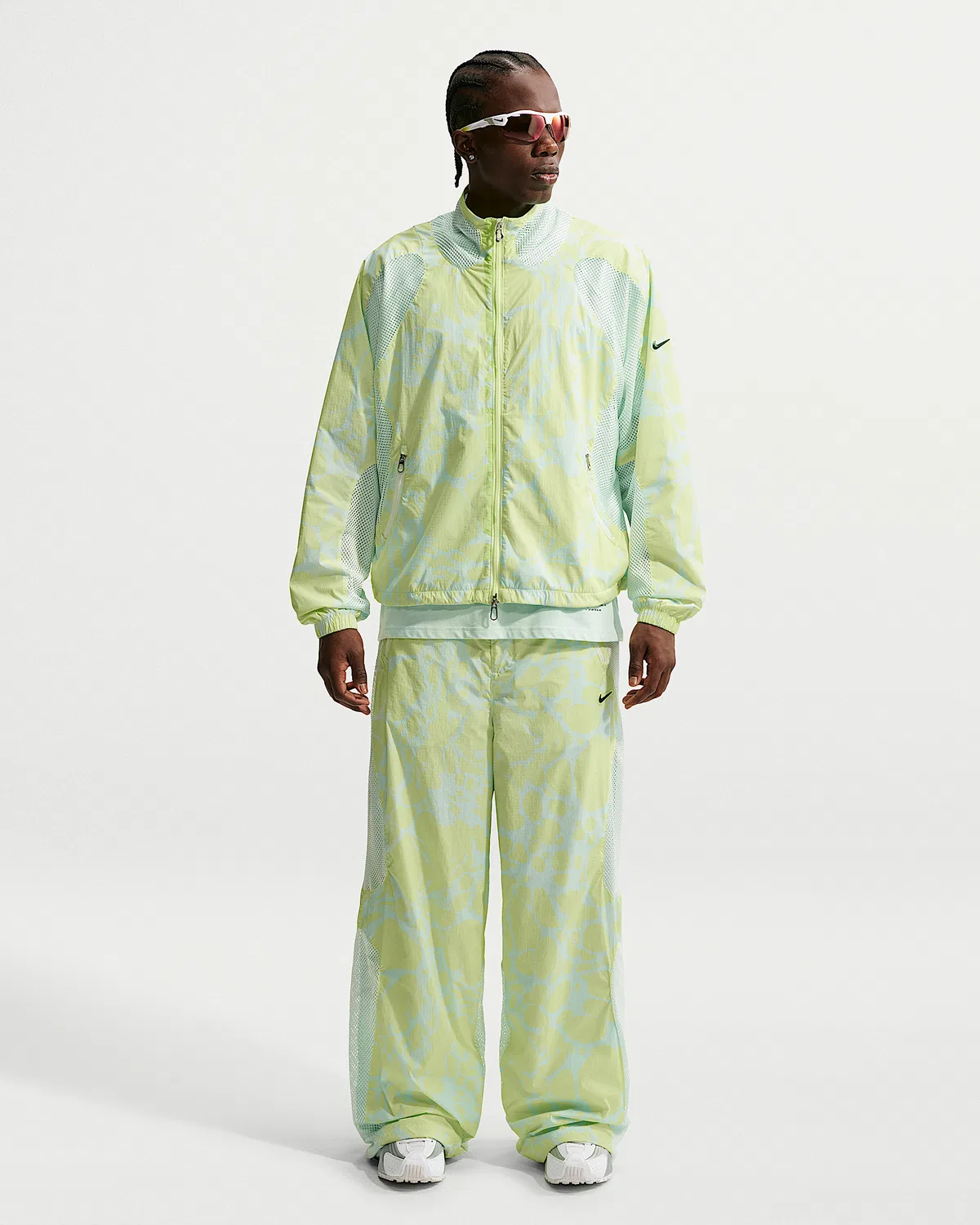 Мужская трековая куртка Gooey Nike Project F.R.O.G., Barely Volt/Barely Green/Fir