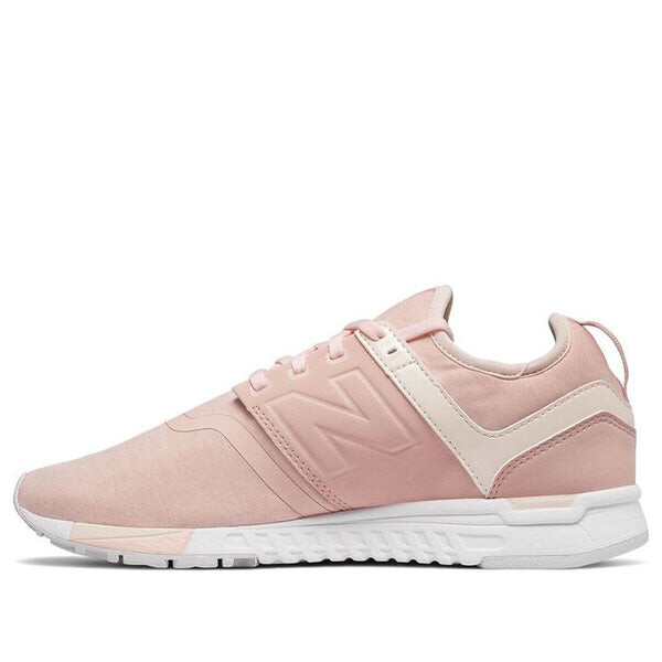 Кроссовки нубук 247 розовые New Balance, розовый