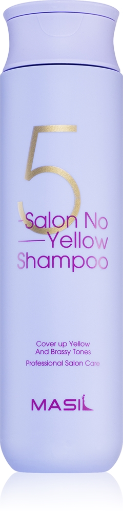 

Салонных шампуней без желтизны с фиолетовыми пигментами для нейтрализации желтых тонов Masil, 300 мл