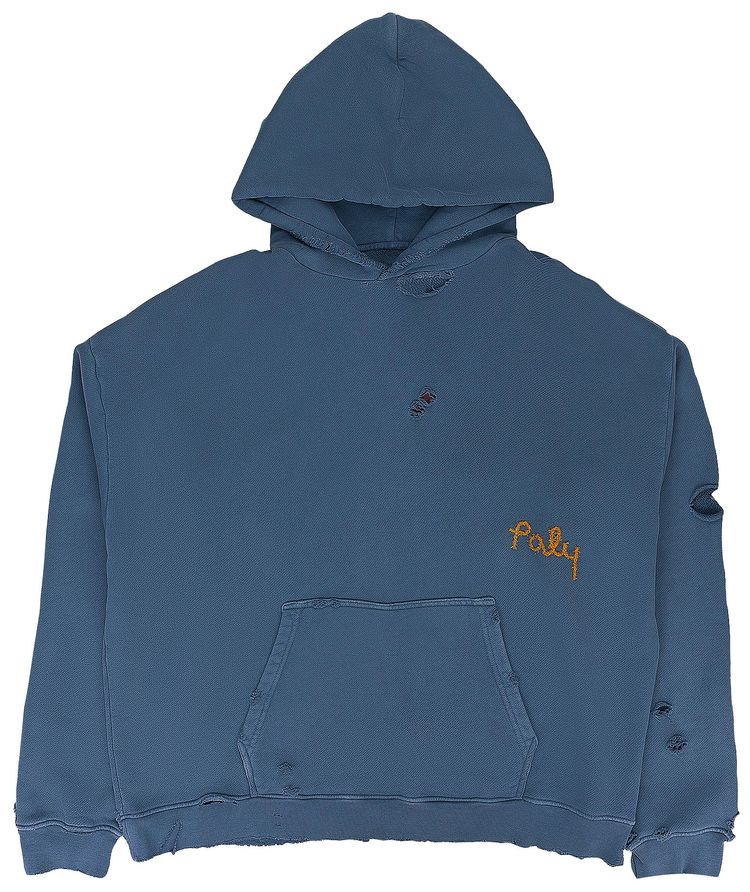 

Худи Paly Hollywood Blank Hoodie 'Blue', синий
