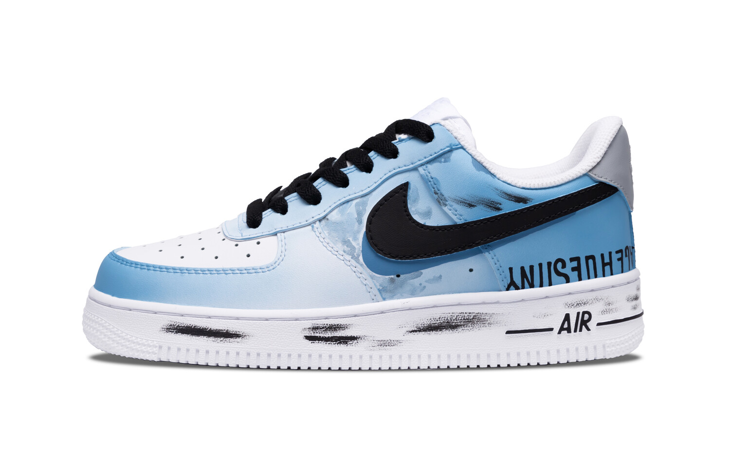 

Кроссовки Nike Air Force 1 Skateboarding Shoes Men Low-top White/black, синий