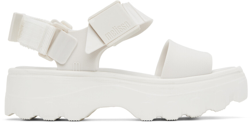 

Белые сандалии с открытым носком Melissa