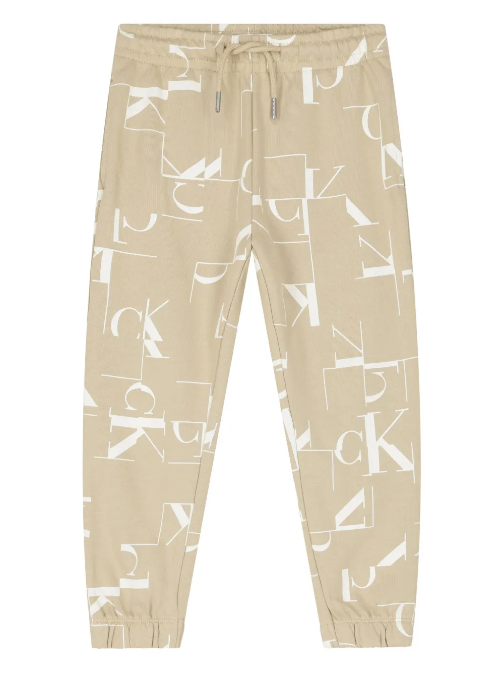 

Спортивные брюки с логотипом Calvin Klein Kids, коричневый