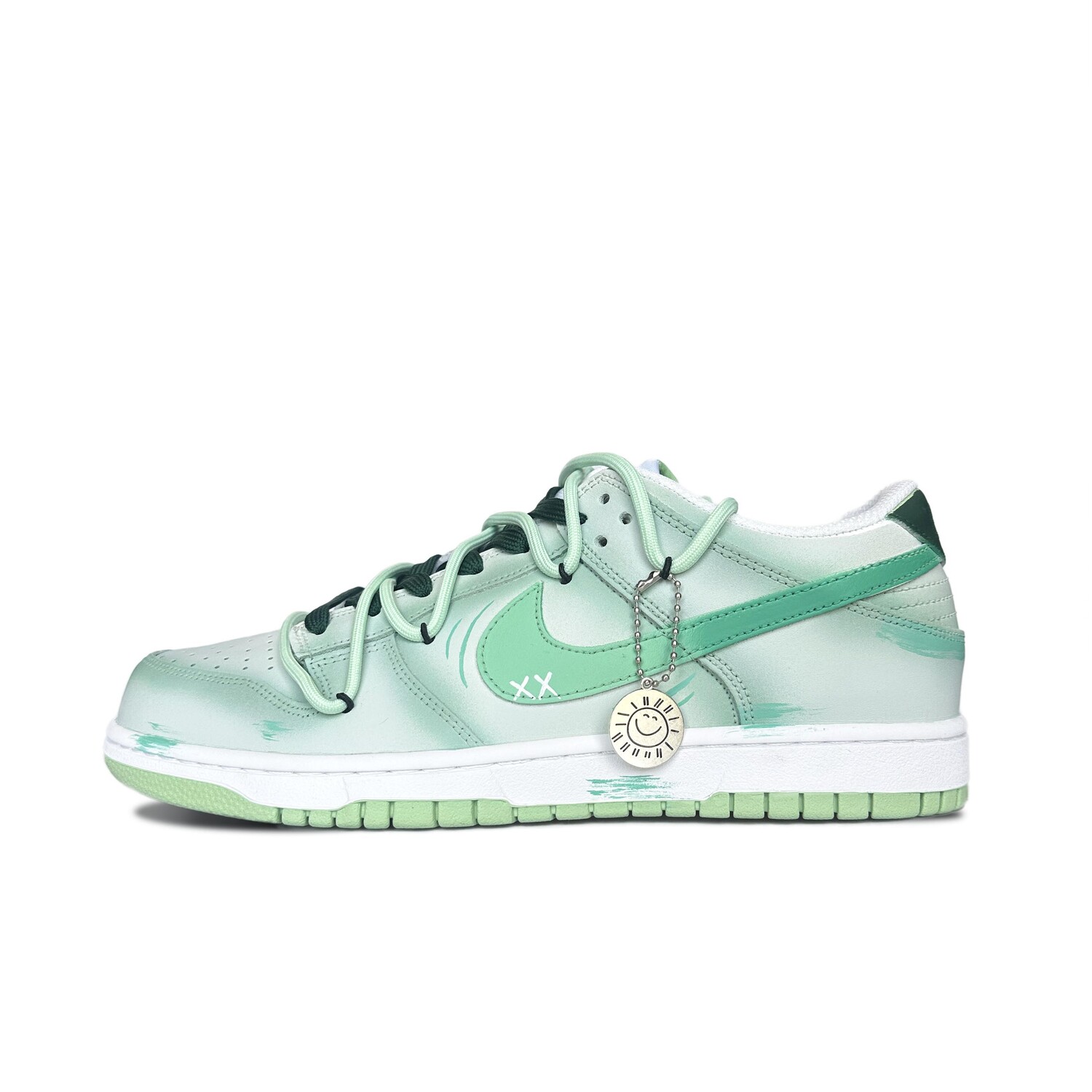 

Кроссовки Nike Dunk Skateboarding Shoes Men Low-top White/green, светло-зеленый