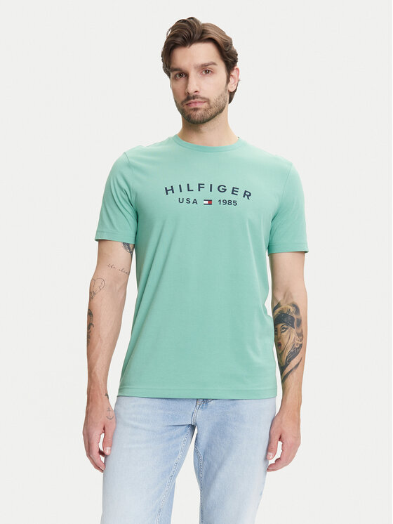 

Футболка обычного кроя Fathers Day MW0MW39356 Tommy Hilfiger, зеленый