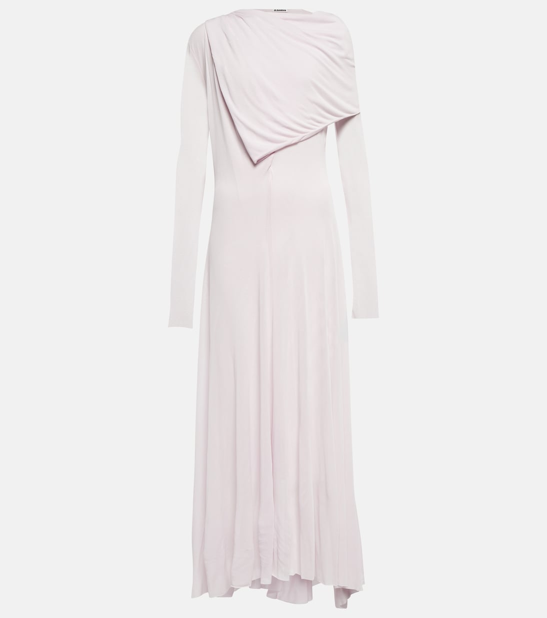 

Платье из крепа с драпировкой Jil Sander, Lilac