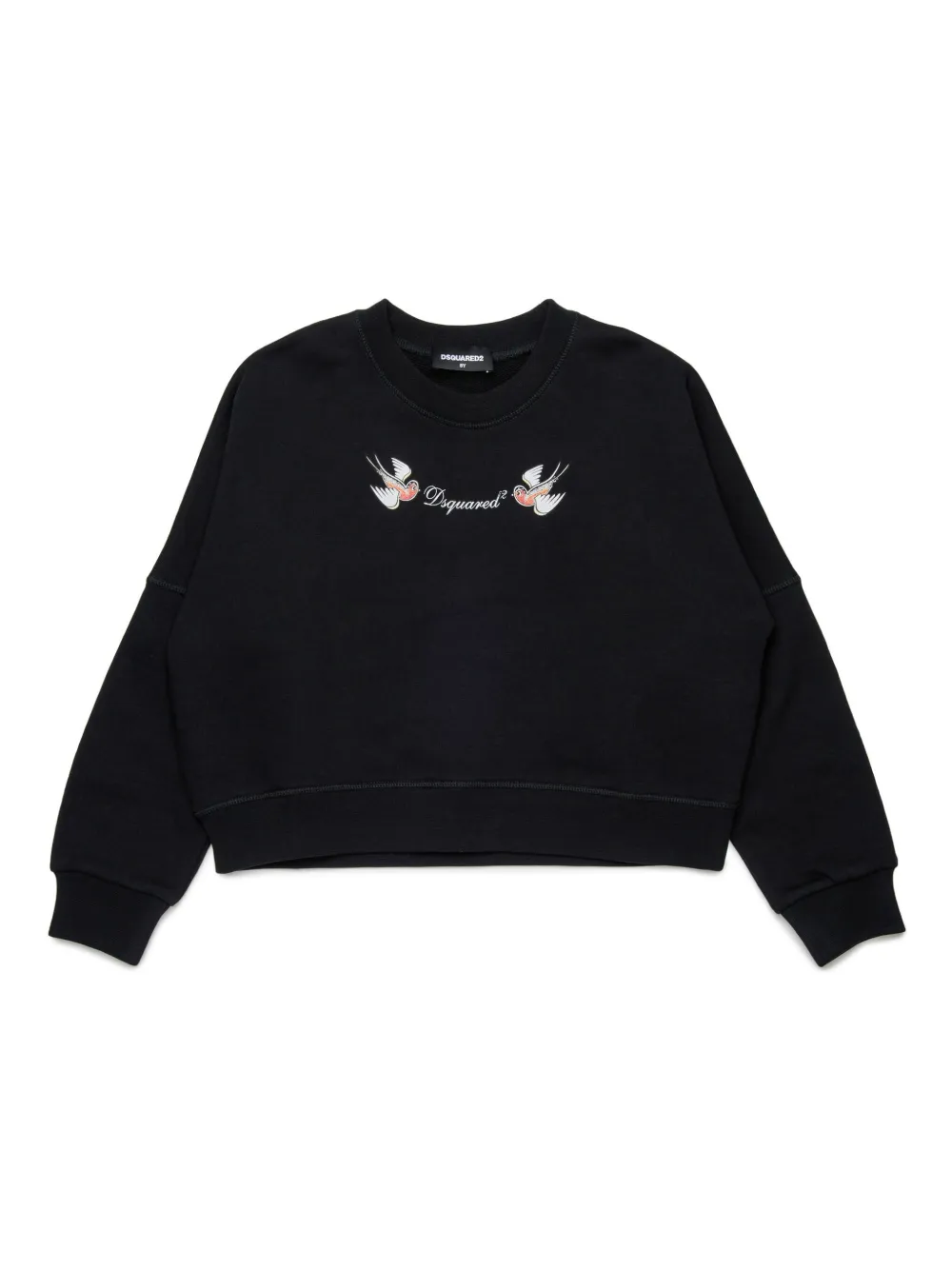 

Толстовка с логотипом DSQUARED2 KIDS, черный
