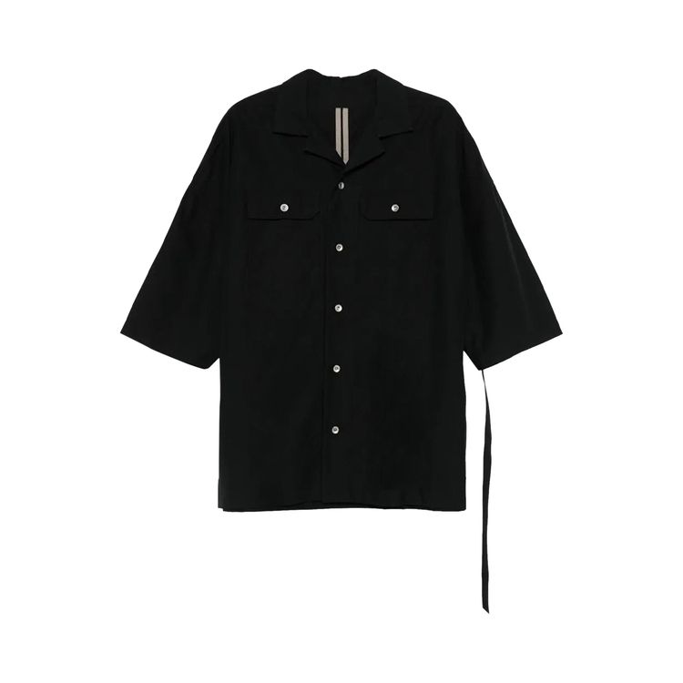 

Рубашка Rick Owens DRKSHDW Magnum Tommy Shirt 'Black', черный