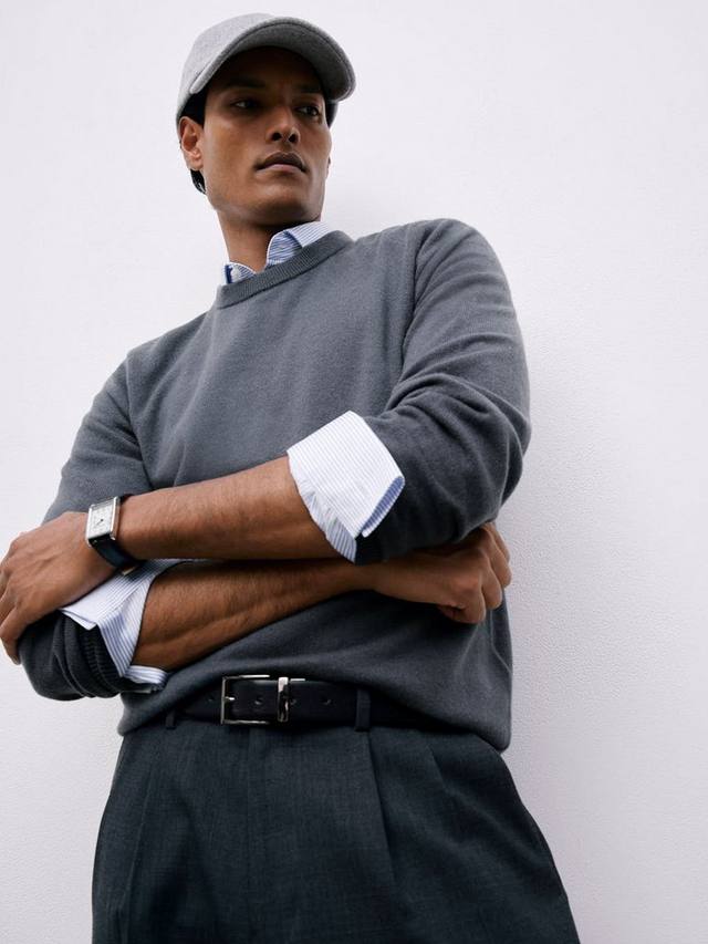 

Джемпер Monarch из кашемира Reiss, Powder Blue