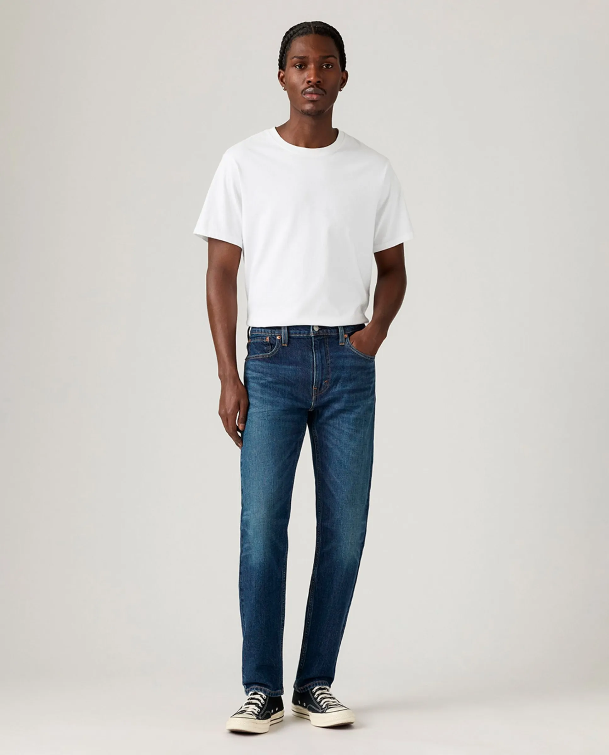 

Мужские зауженные эластичные джинсы 502 Levi'S, индиго
