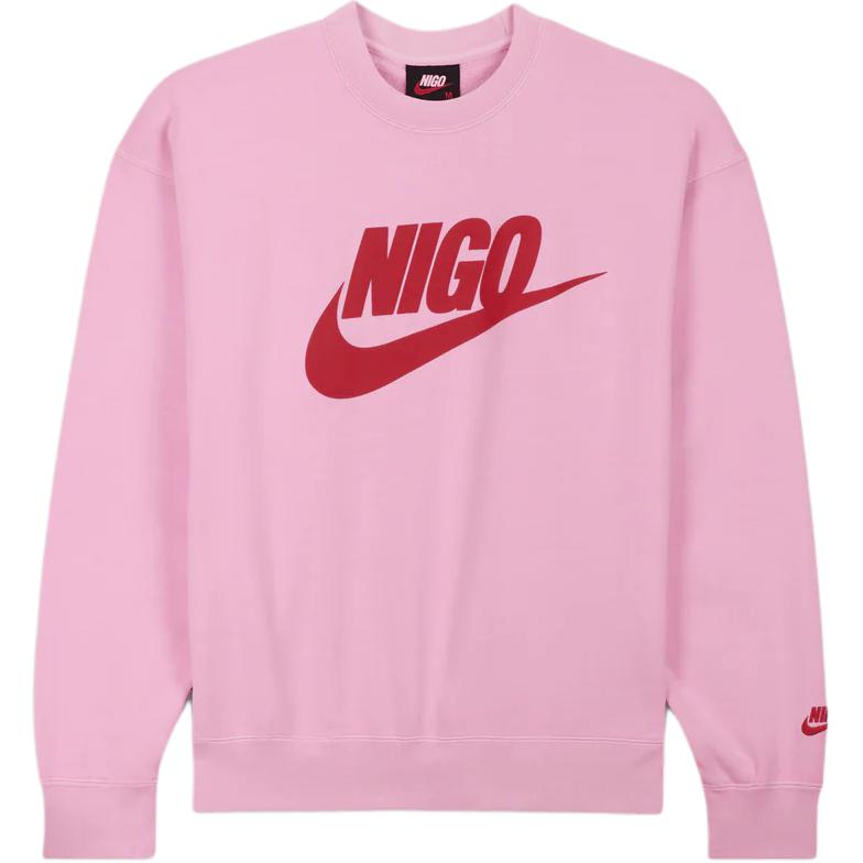 Флисовая толстовка Nike X Nigo Nrg, розовая — фото 2