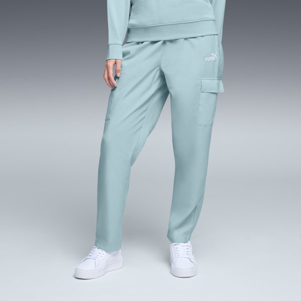 

Женские спортивные брюки-карго Puma Essentials, зеленый