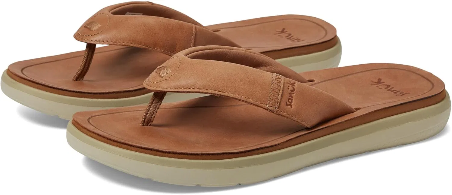 Мужские шлепанцы Sanuk Rippah SL Primo, Light Brown
