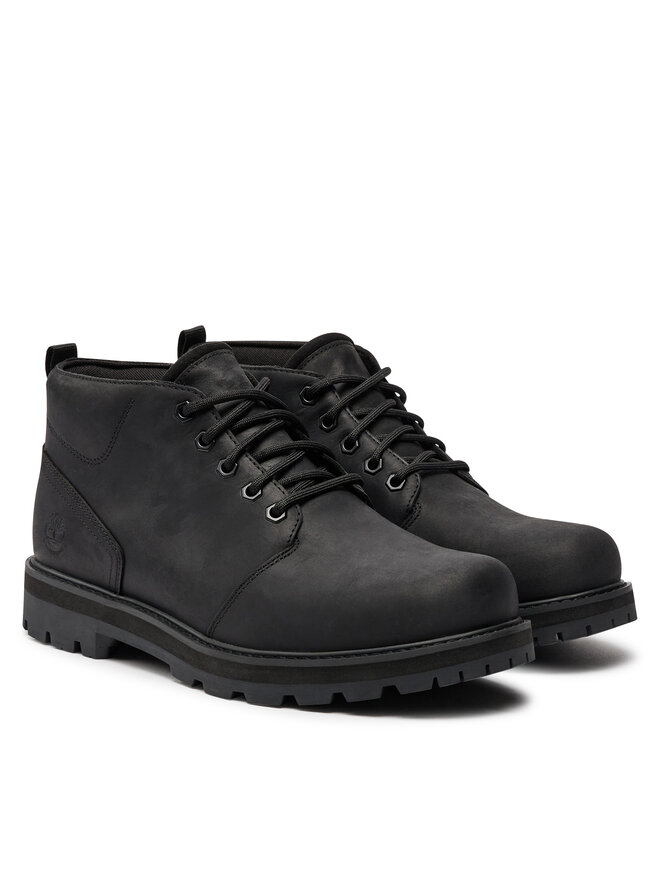 Мужские ботинки Timberland Britton Road средней высоты из нубука, черный — фото 2