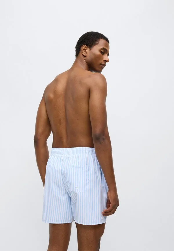 Плавки-Шорты maillot de bain Lacoste, White/Chambray — фото 4