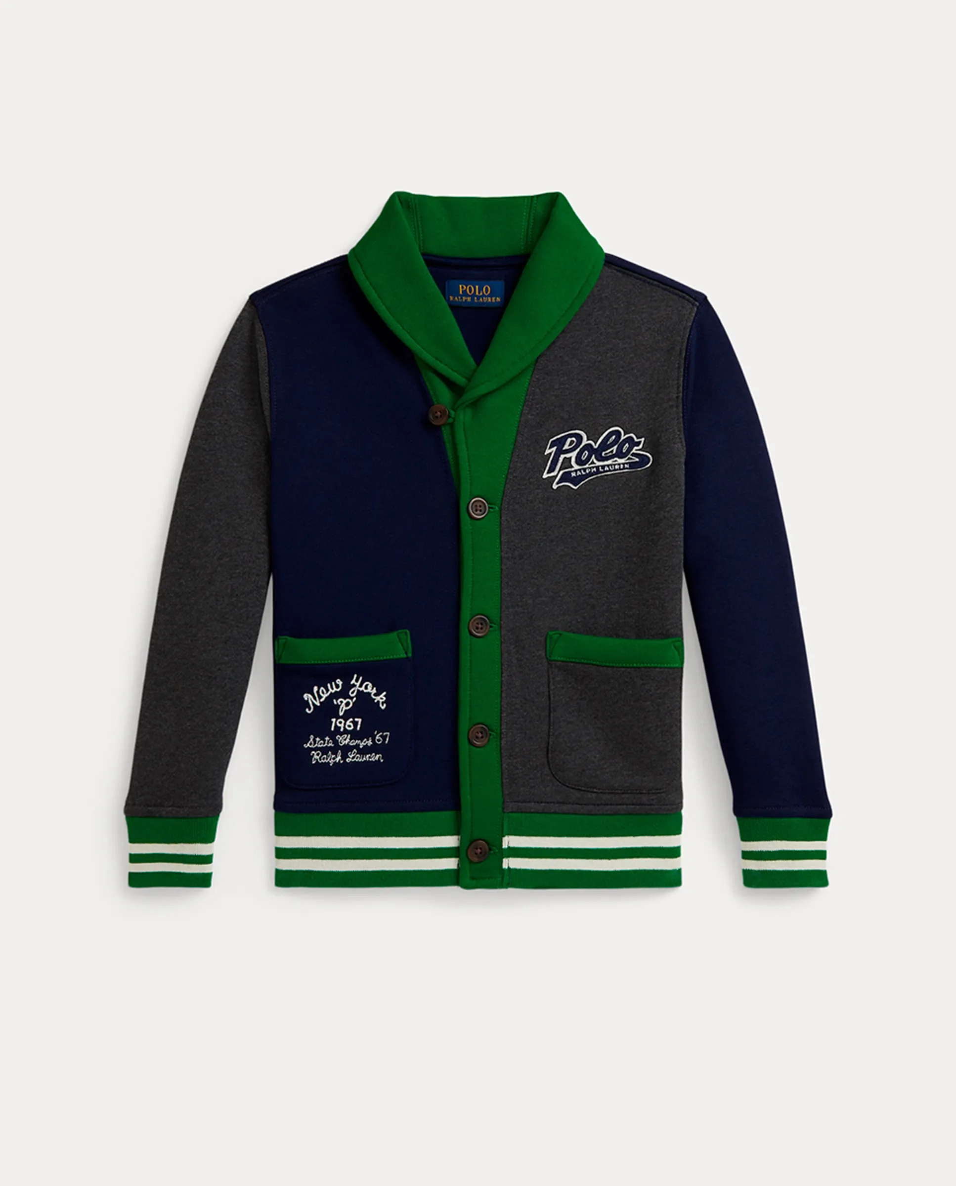 

Детская флисовая куртка Polo Polo Ralph Lauren, многоцветный