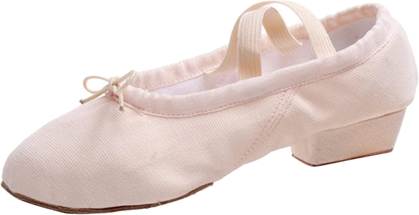 

Женские танцевальные туфли на мягкой подошве из канвы, обувь для тренировок, балетные туфли, сандалии, повседневная танцевальная обувь, мужская обувь Generic, бежевый