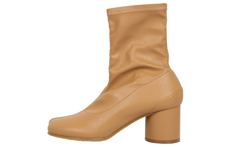 Ботильоны Tabi женские коричневые Maison Margiela