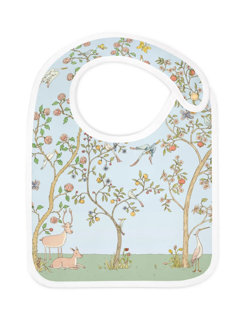 

Нагрудник In Bloom из органического хлопка Atelier Choux, синий