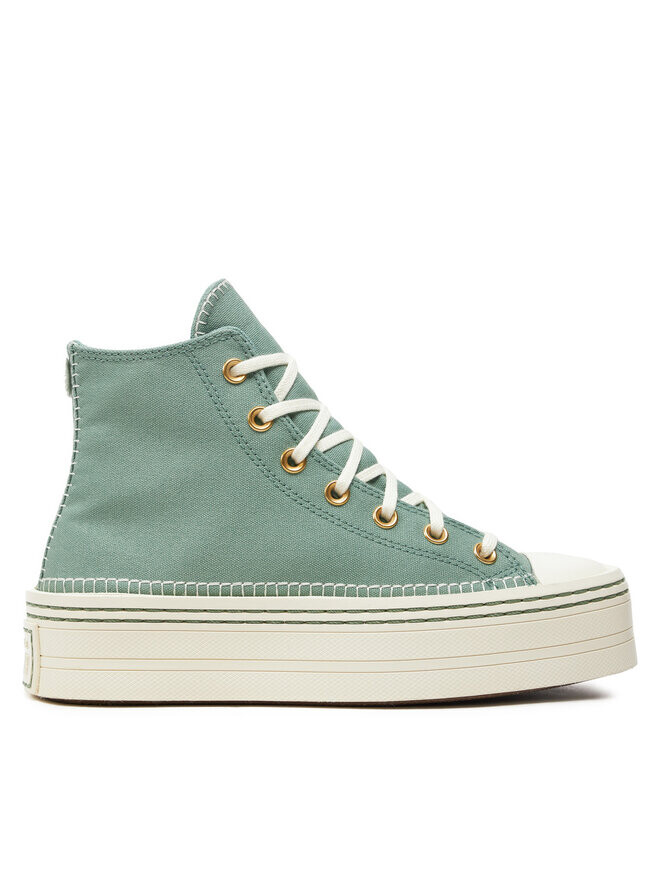 

Тканевые Кроссовки Converse Chuck Taylor All Star Modern Lift Platform Crafted Stitching A07547C, зеленый