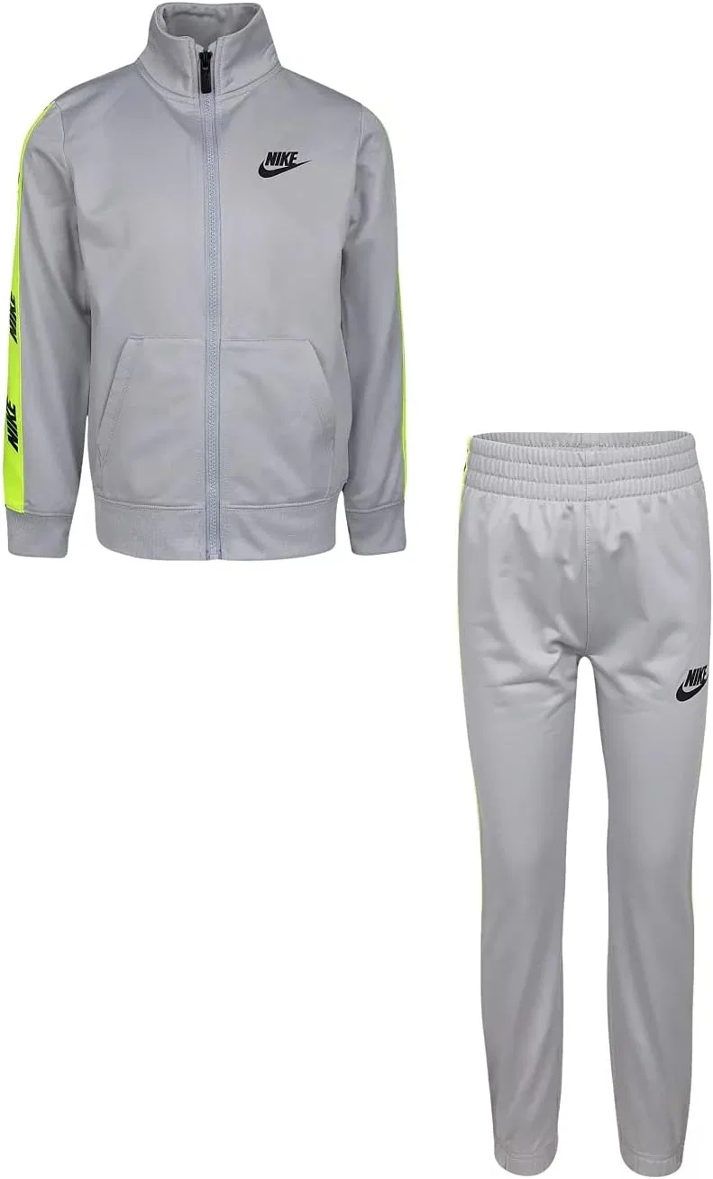 Детский спортивный костюм Nike Sportswear, комплект из куртки и брюк, Light Smoke Grey/Yellow